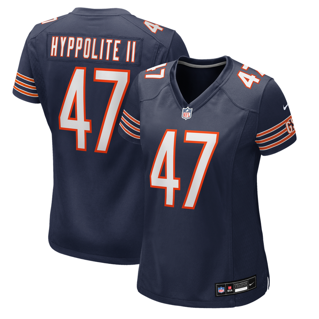 Ruben Hyppolite II Chicago Bears Nike Women's Team Game Jersey - Navy Official NFL Team Apparel Football Fan Gear