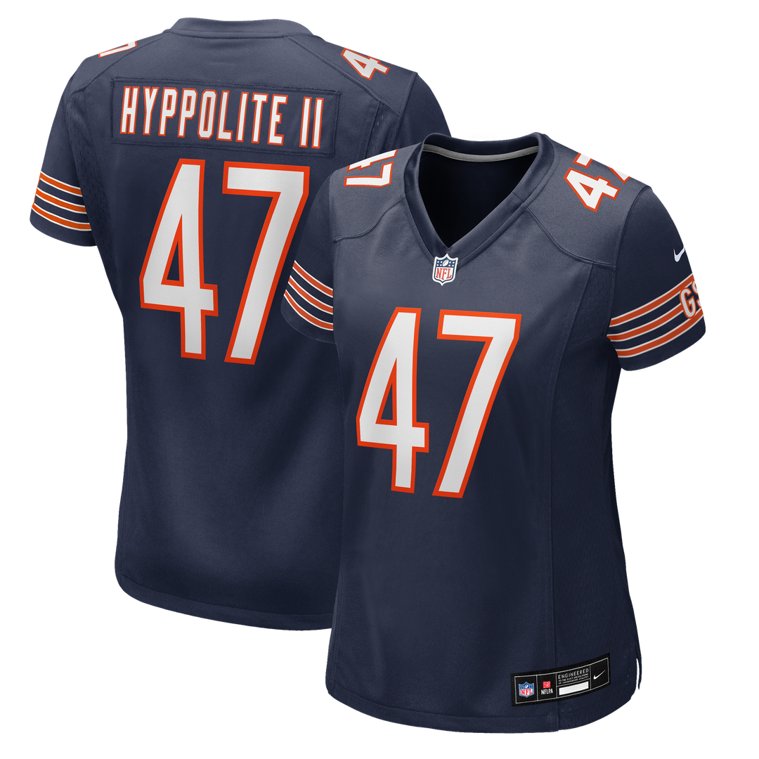 Ruben Hyppolite II Chicago Bears Nike Women's Team Game Jersey - Navy Official NFL Team Apparel Football Fan Gear