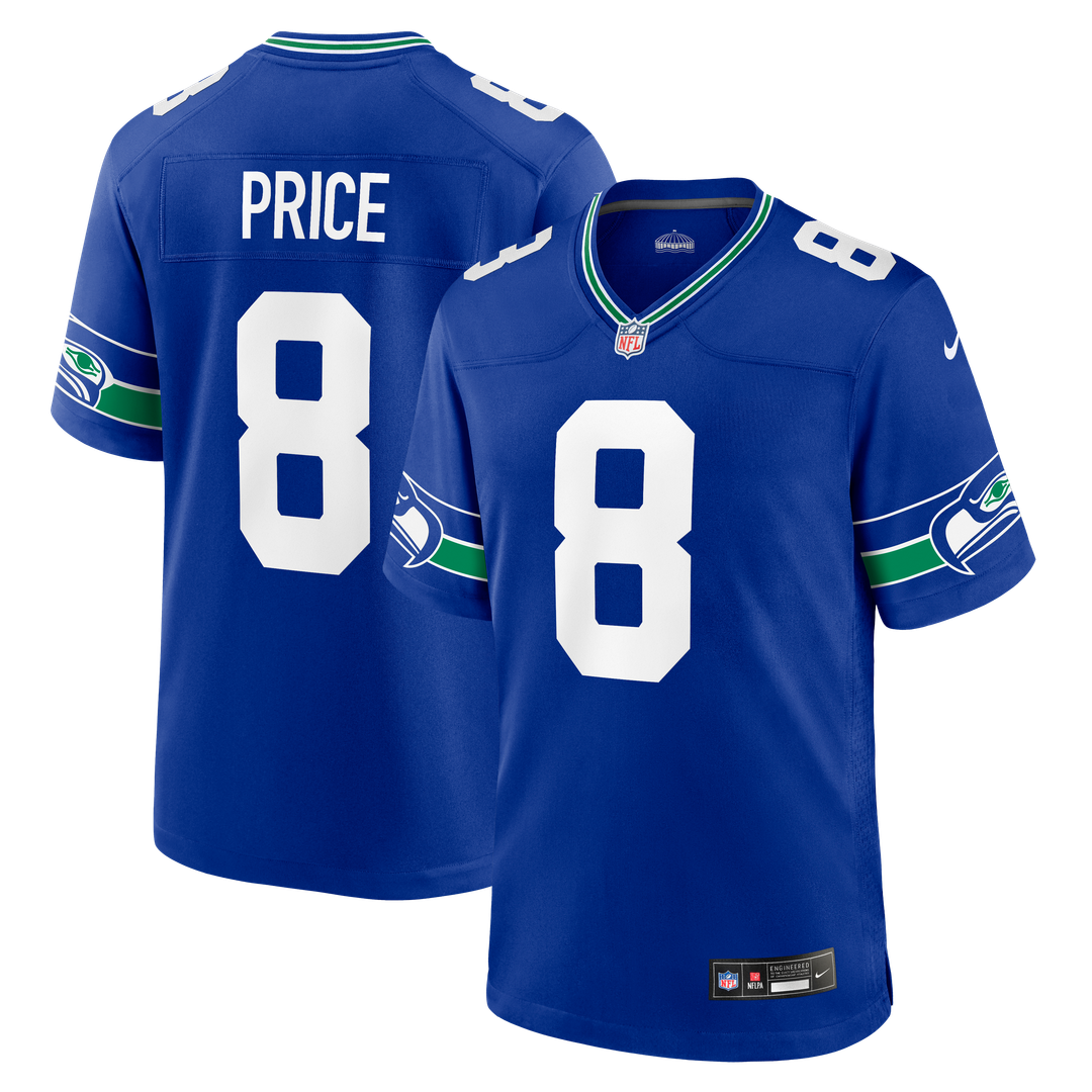 Jadarian Price Seattle Seahawks Nike 2026 NFL Draft First Round Pick No. 32 Team Game Jersey - College Navy Official NFL Team Apparel Football Fan Gea