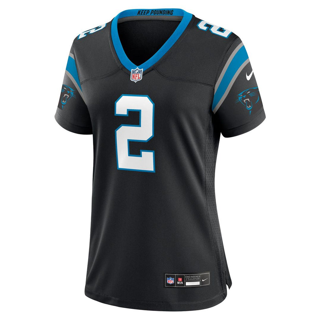 Mike Jackson Carolina Panthers Nike Women's Game Jersey - Black Official NFL Team Apparel Football Fan Gear