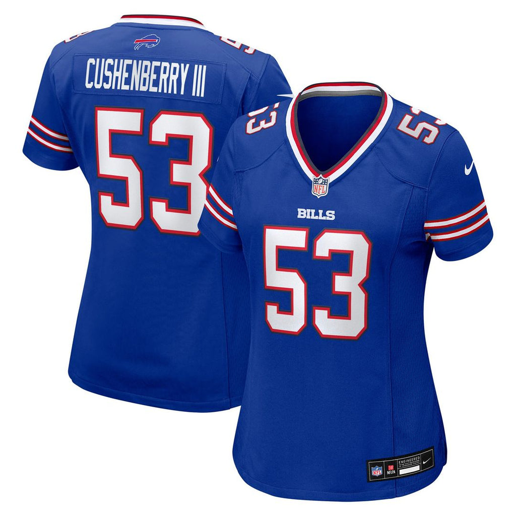 Lloyd Cushenberry III Buffalo Bills Nike Women's Team Game Jersey - Royal Official NFL Team Apparel Football Fan Gear