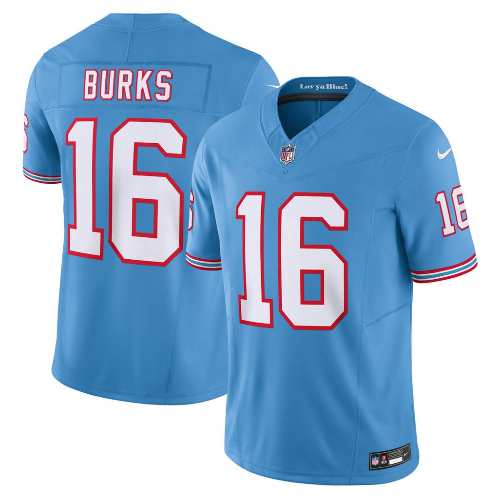 Treylon Burks Tennessee Titans Nike Vapor F.U.S.E. Limited Jersey - Light Blue Official NFL Team Apparel Football Fan Gear