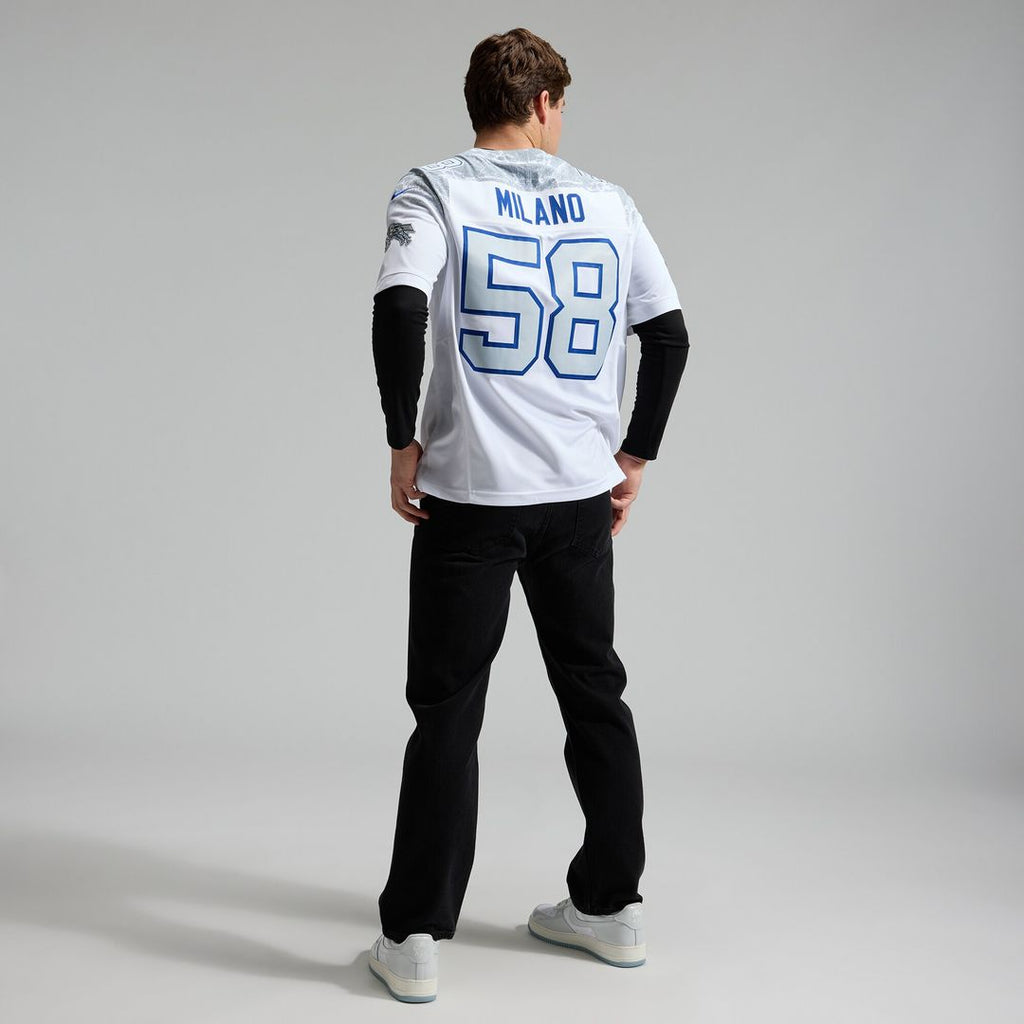 Matt Milano Buffalo Bills Nike 2025 Rivalries Collection Stitched Limited Jersey - White Official NFL Team Apparel Football Fan Gear