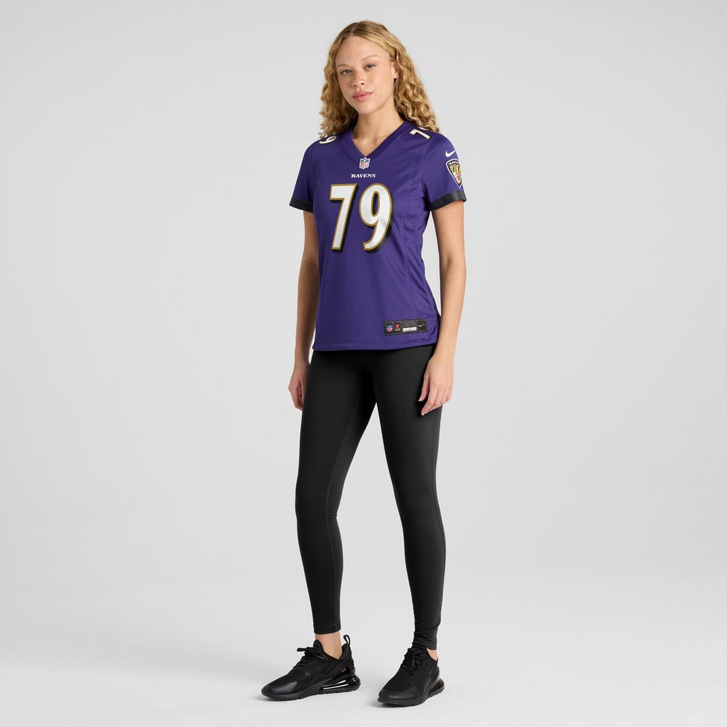 Ronnie Stanley Baltimore Ravens Nike Women's Game Jersey - Purple Official NFL Team Apparel Football Fan Gear