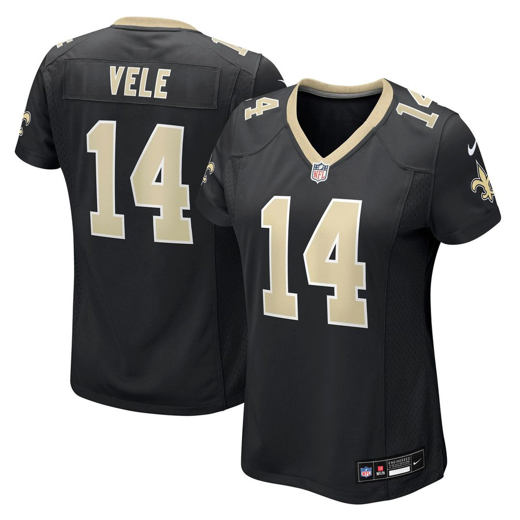Devaughn Vele New Orleans Saints Nike Women's Team Game Jersey - Black Official NFL Team Apparel Football Fan Gear