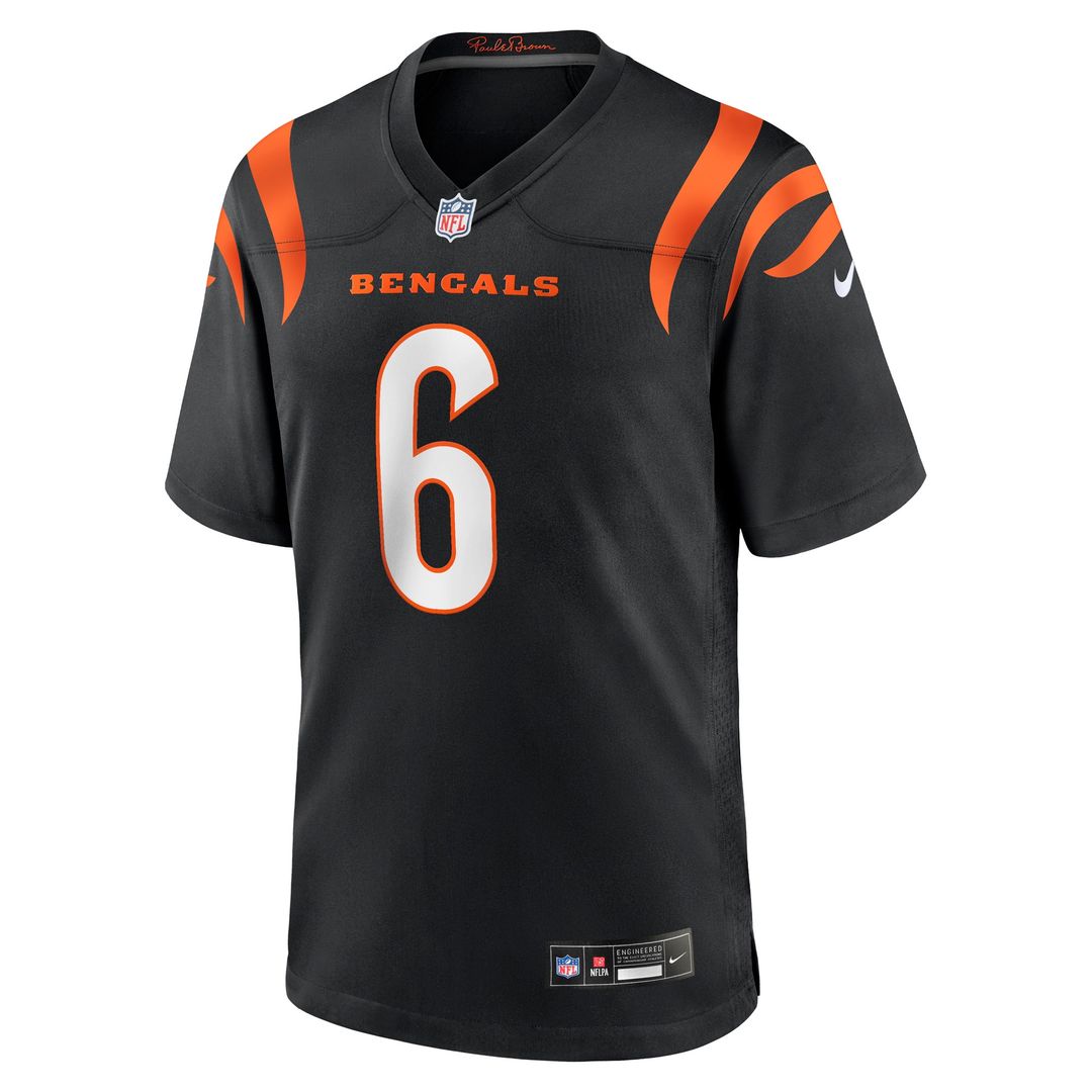 Bryan Cook Cincinnati Bengals Nike Team Game Jersey - Black Official NFL Team Apparel Football Fan Gear