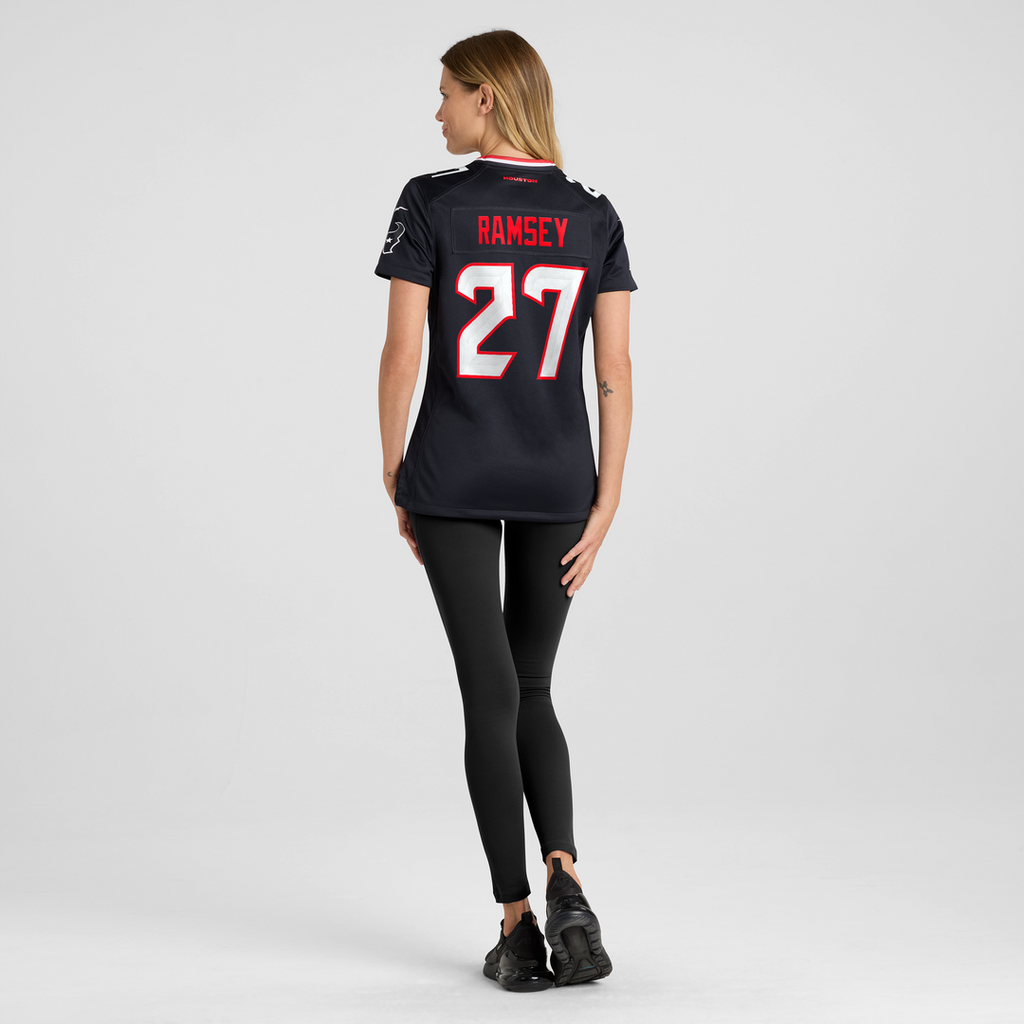 Kamari Ramsey Houston Texans Nike Women's Team Game Jersey - Navy Official NFL Team Apparel Football Fan Gear