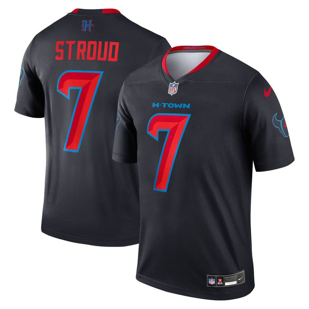 C.J. Stroud Houston Texans Nike Legend Player Performance Top - Navy NFL Fan Gear Popular Style