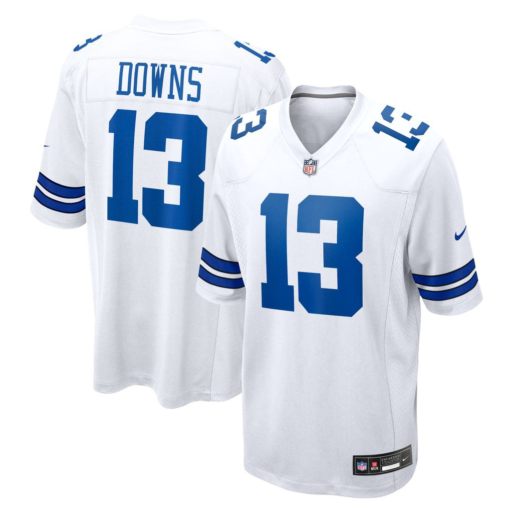 Caleb Downs Dallas Cowboys Nike Game Jersey - White Official NFL Team Apparel Football Fan Gear