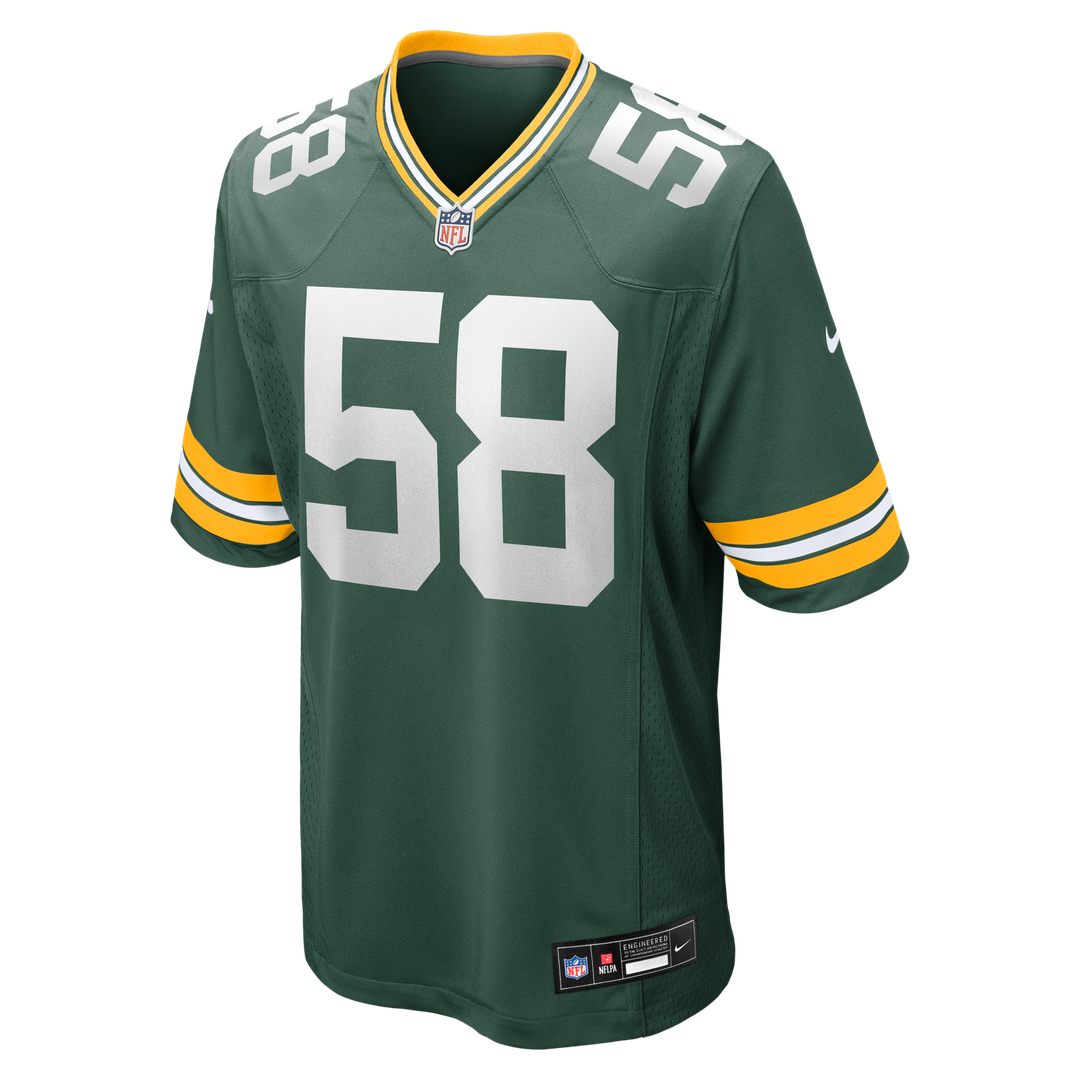 Isaiah McDuffie Green Bay Packers Nike Game Jersey - Green Official NFL Team Apparel Football Fan Gear