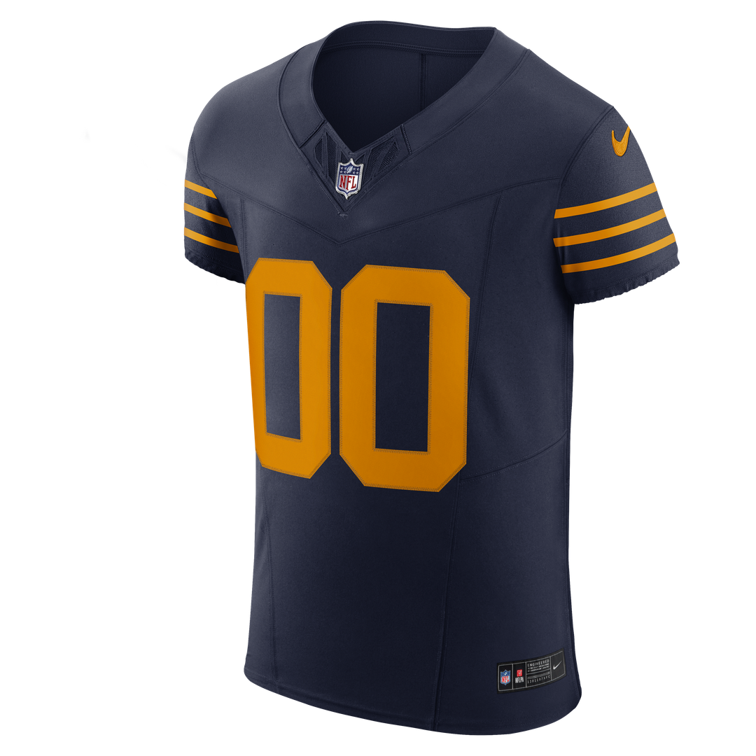 Green Bay Packers Nike Alternate Vapor F.U.S.E. Elite Custom Jersey - Navy Official NFL Team Apparel Football Fan Gear