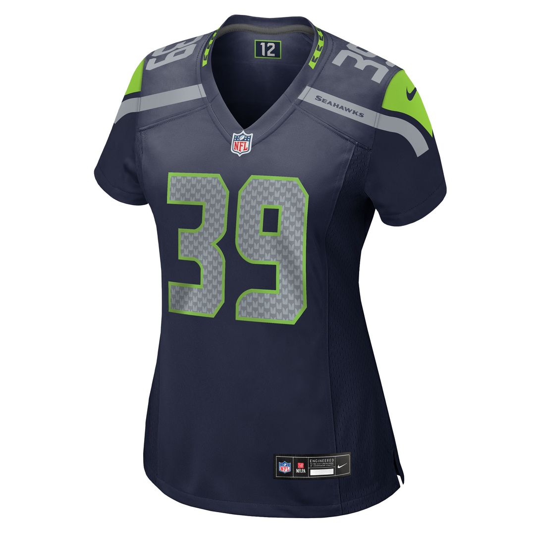Ty Okada Seattle Seahawks Nike Women's Team Game Jersey - College Navy Official NFL Team Apparel Football Fan Gear