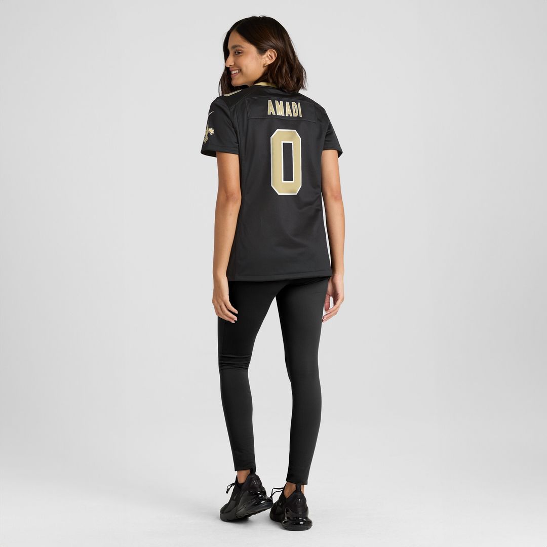 Ugo Amadi New Orleans Saints Nike Women's Team Game Jersey - Black Official NFL Team Apparel Football Fan Gear