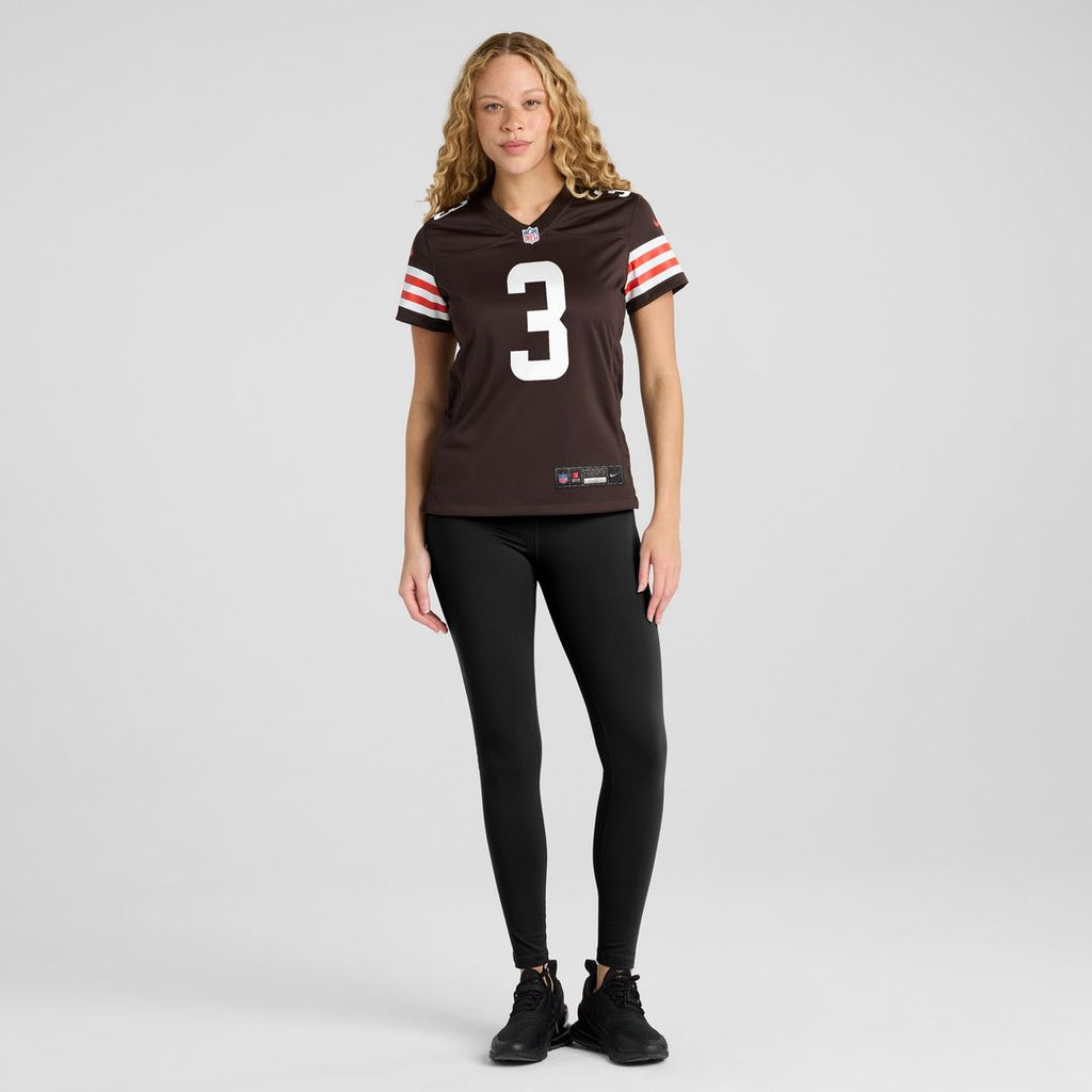 Jerry Jeudy Cleveland Browns Nike Women's Game Jersey - Brown Official NFL Team Apparel Football Fan Gear