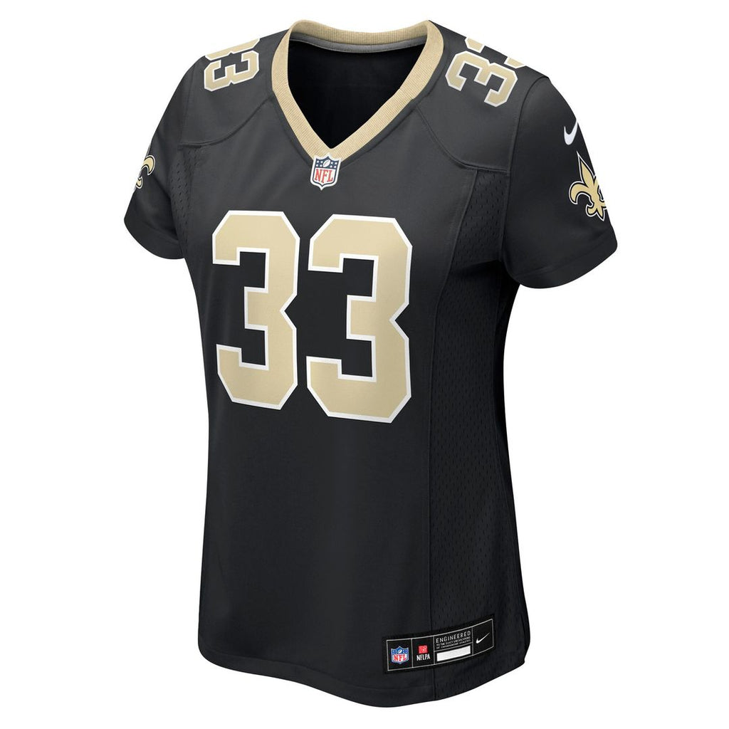 Jonas Sanker New Orleans Saints Nike Women's Team Game Jersey - Black Official NFL Team Apparel Football Fan Gear