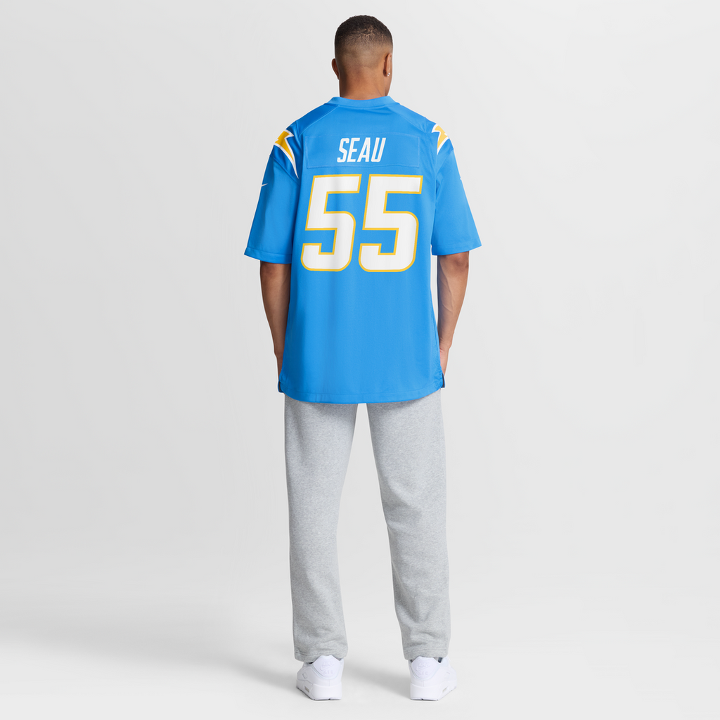 Junior Seau Los Angeles Chargers Nike Game Retired Player Jersey - Powder Blue Official NFL Team Apparel Football Fan Gear