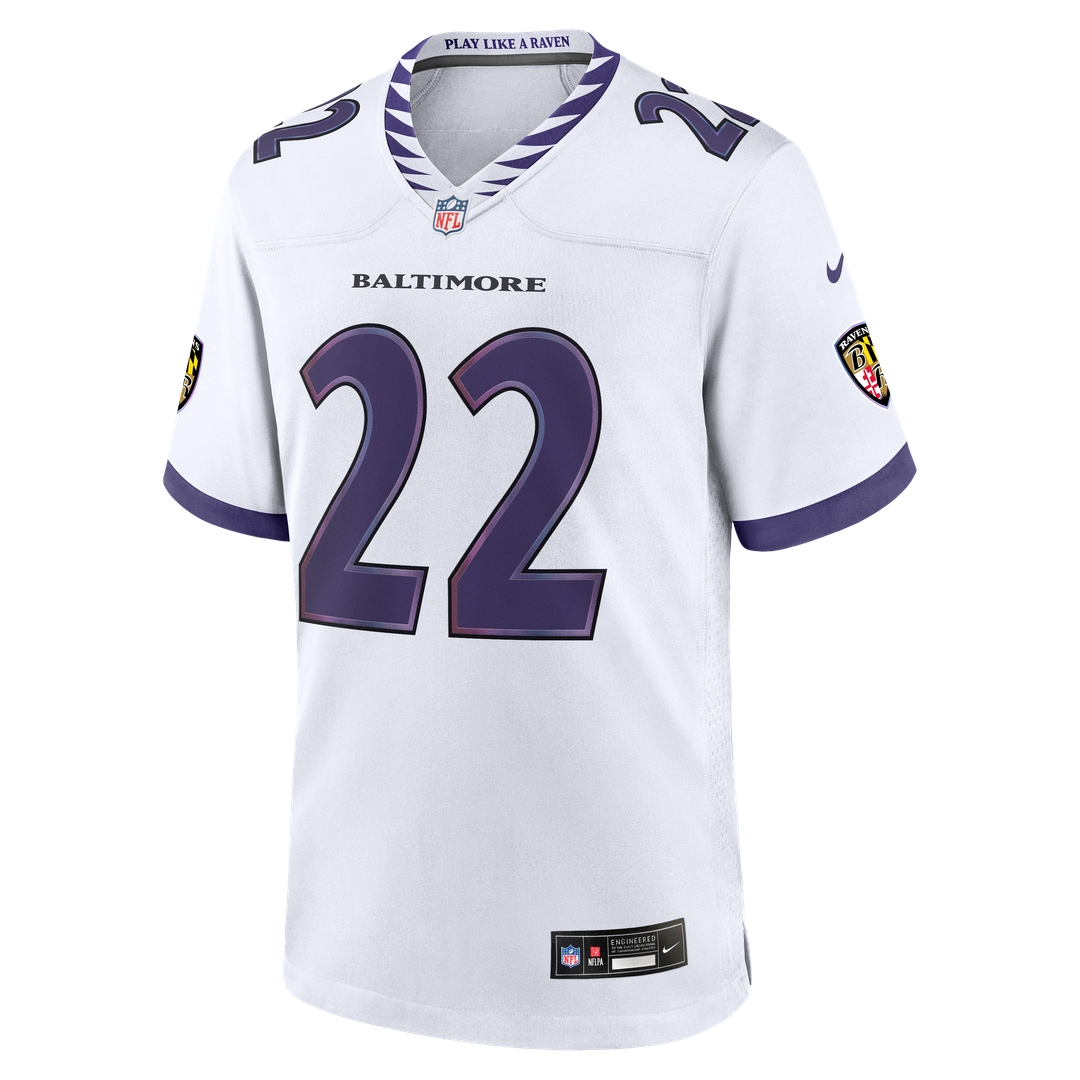 Derrick Henry Baltimore Ravens Nike Game Jersey - White Official NFL Team Apparel Football Fan Gear