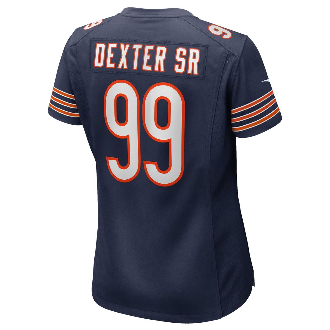 Gervon Dexter Sr. Chicago Bears Nike Women's Game Jersey - Navy Official NFL Team Apparel Football Fan Gear