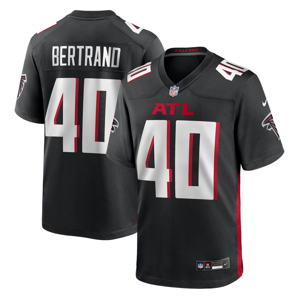 JD Bertrand Atlanta Falcons Nike Team Game Jersey - Black Official NFL Team Apparel Football Fan Gear
