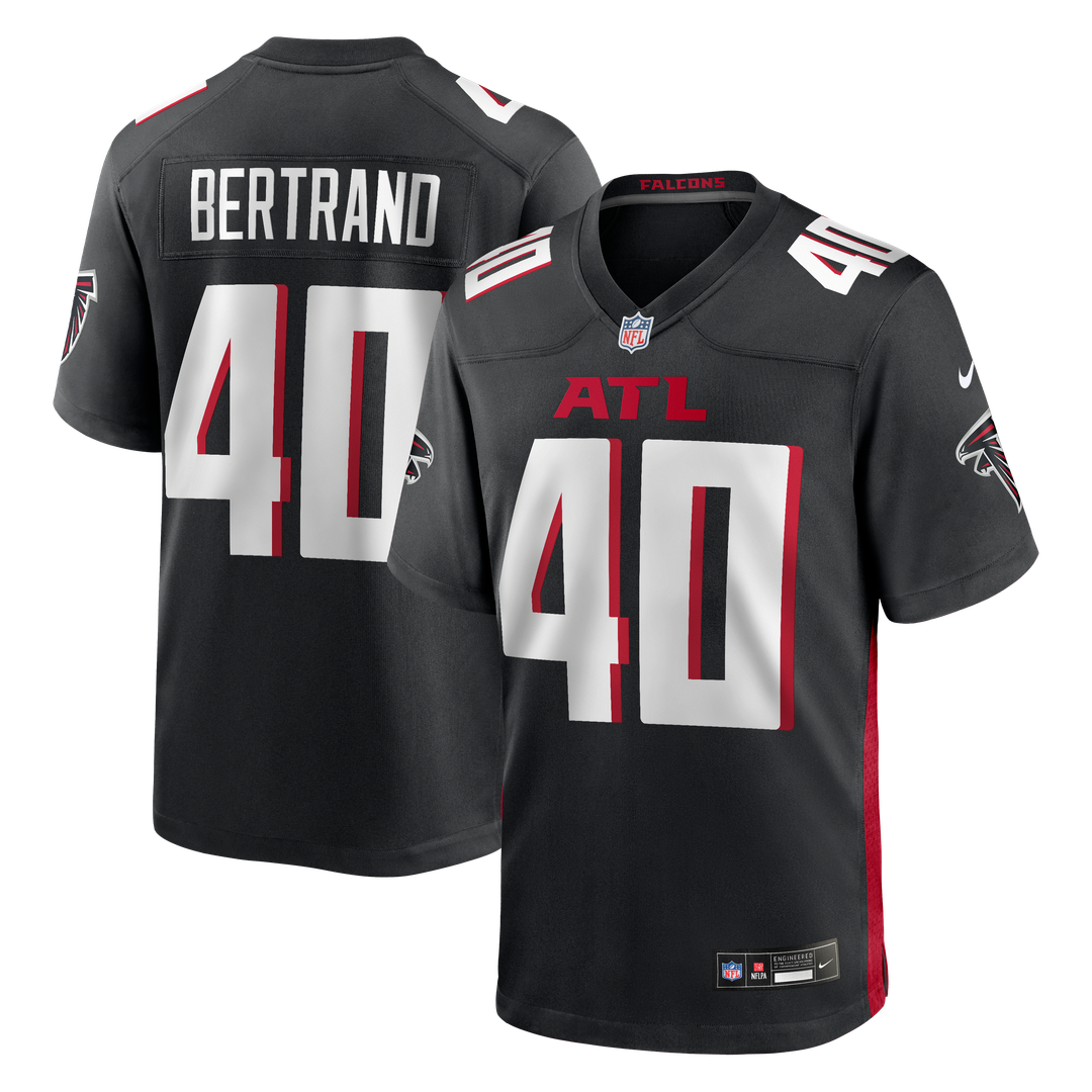 JD Bertrand Atlanta Falcons Nike Team Game Jersey - Black Official NFL Team Apparel Football Fan Gear