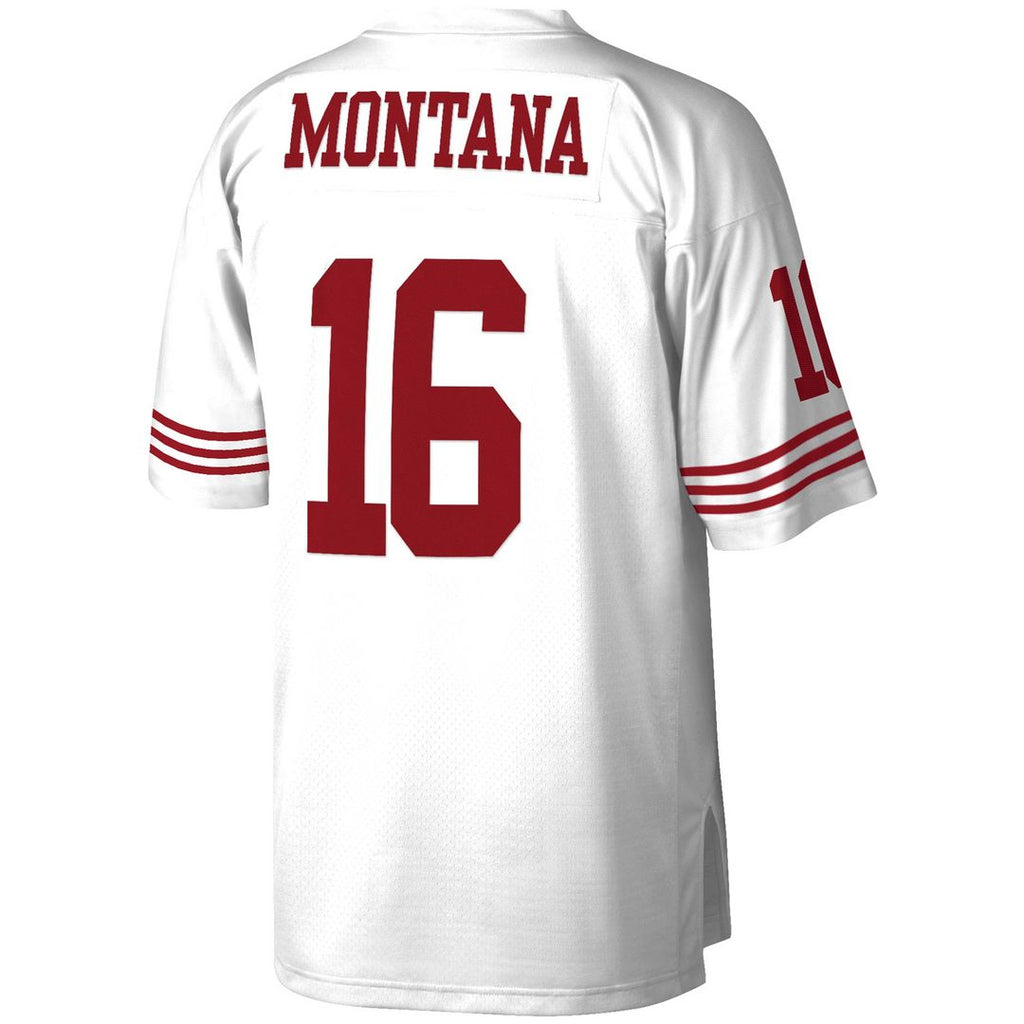 Joe Montana San Francisco 49ers Mitchell & Ness 1990 Legacy Replica Jersey - White Official NFL Team Apparel Football Fan Gear