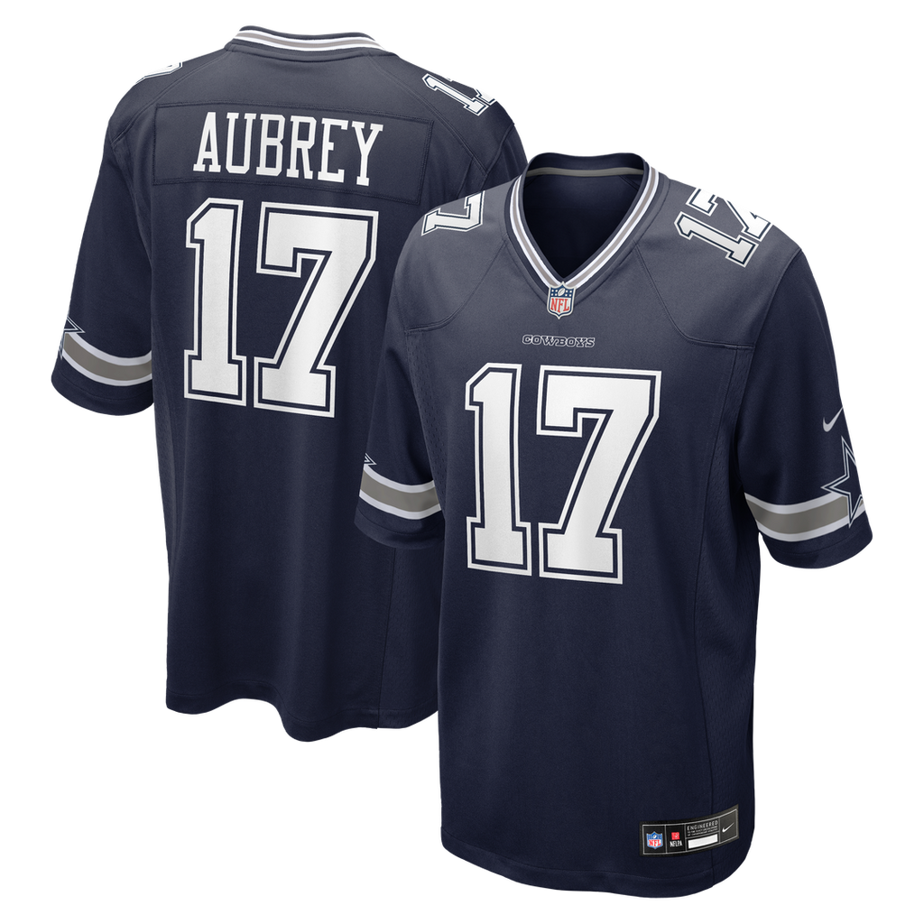 Brandon Aubrey Dallas Cowboys Nike Team Game Jersey - Navy Official NFL Team Apparel Football Fan Gear