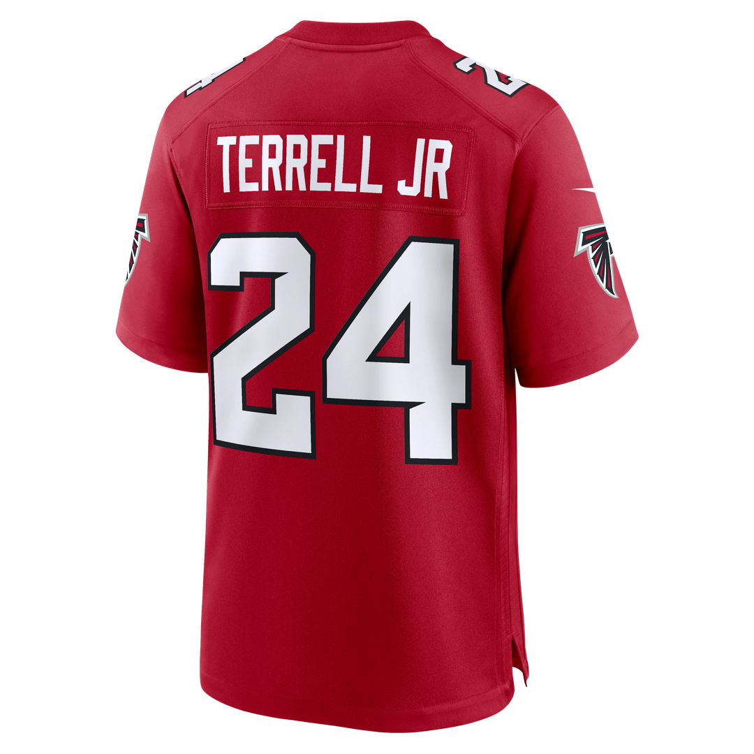 A.J. Terrell Atlanta Falcons Nike Game Jersey - White Official NFL Team Apparel Football Fan Gear