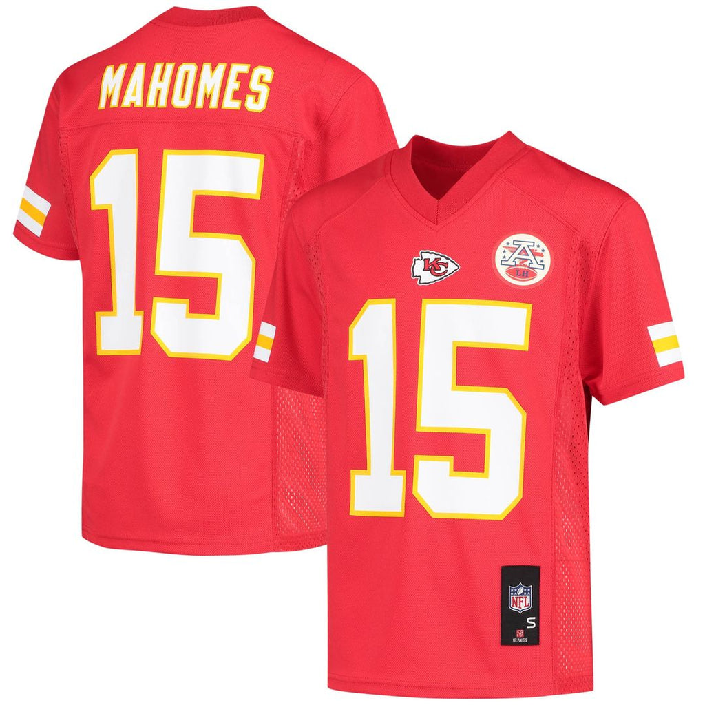 Patrick Mahomes Kansas City Chiefs Youth Replica Player Jersey - Red Official NFL Team Apparel Football Fan Gear