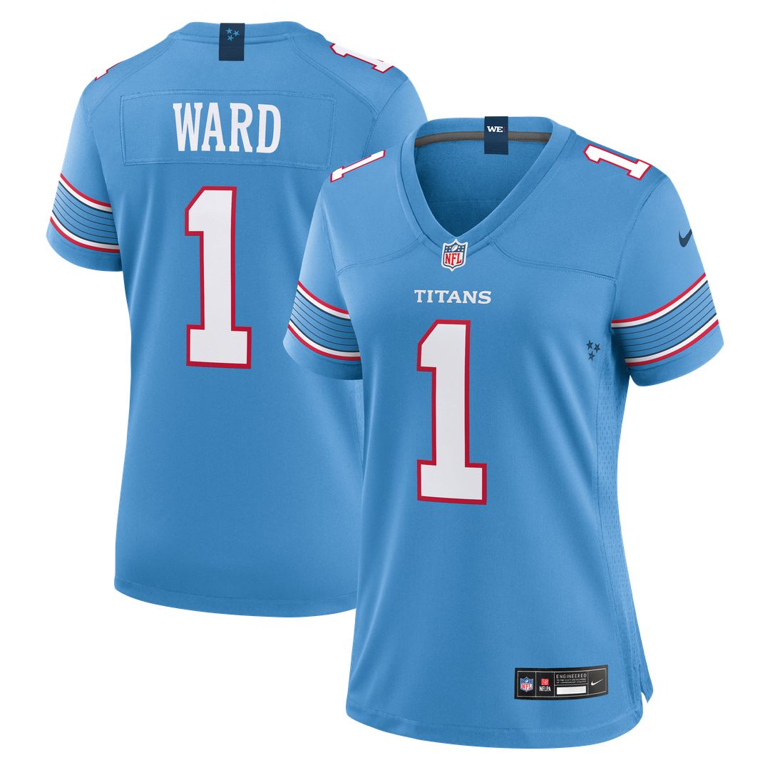 Cameron Ward Tennessee Titans Nike Women's Game Jersey - Light Blue Official NFL Team Apparel Football Fan Gear