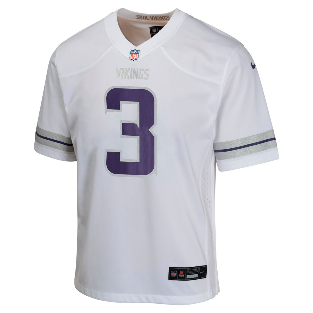 Jordan Addison Minnesota Vikings Nike Youth Game Jersey - White Official NFL Team Apparel Football Fan Gear