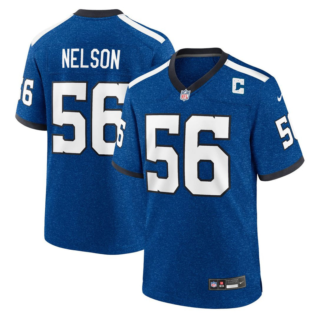 Quenton Nelson Indianapolis Colts Nike Indiana Nights Alternate Game Jersey - Royal Official NFL Team Apparel Football Fan Gear