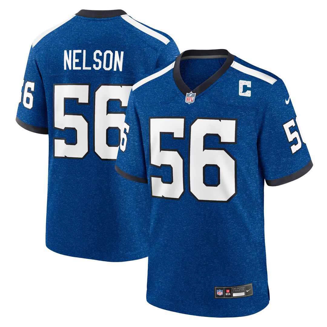 Quenton Nelson Indianapolis Colts Nike Indiana Nights Alternate Game Jersey - Royal Official NFL Team Apparel Football Fan Gear