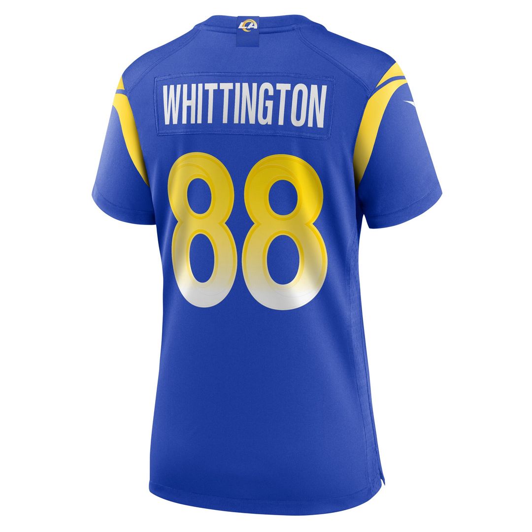 Jordan Whittington Los Angeles Rams Nike Women's Game Jersey - Royal Official NFL Team Apparel Football Fan Gear