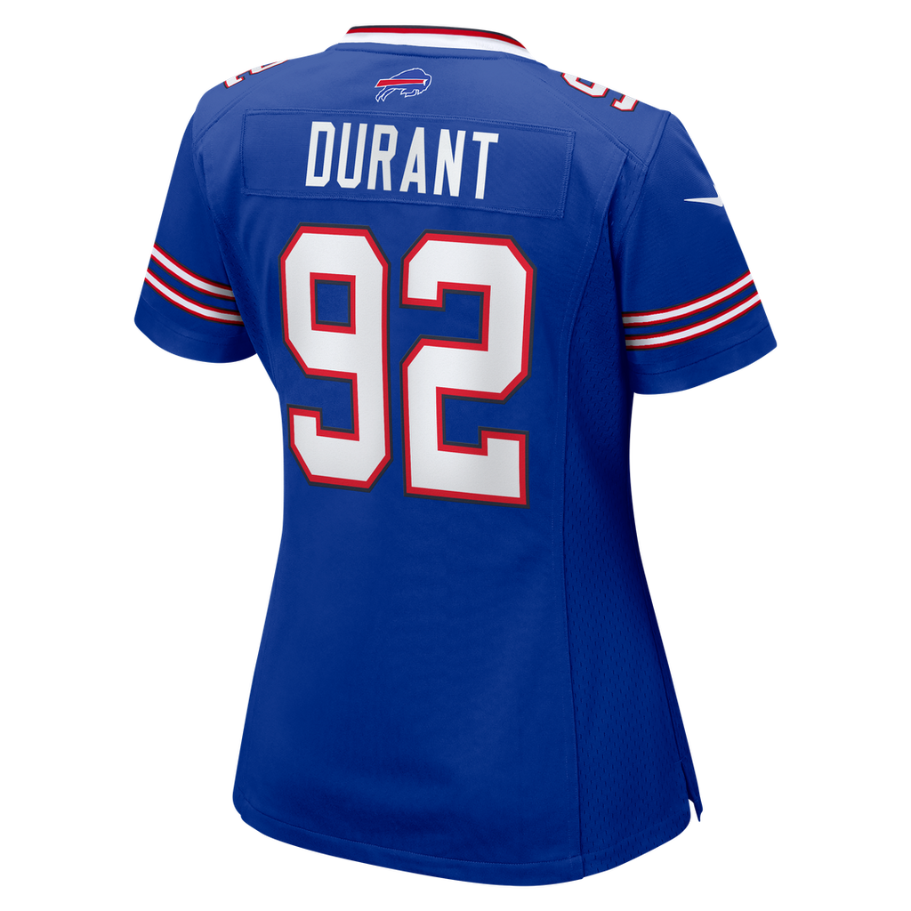 Zane Durant Buffalo Bills Nike Women's Team Game Jersey - Royal Official NFL Team Apparel Football Fan Gear