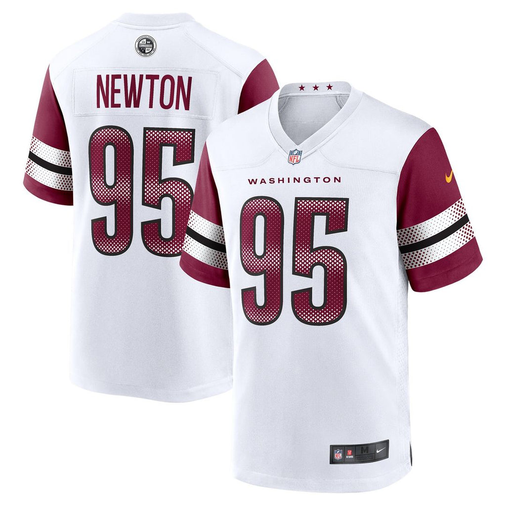 Jer'Zhan Newton Washington Commanders Nike Game Jersey - White Official NFL Team Apparel Football Fan Gear