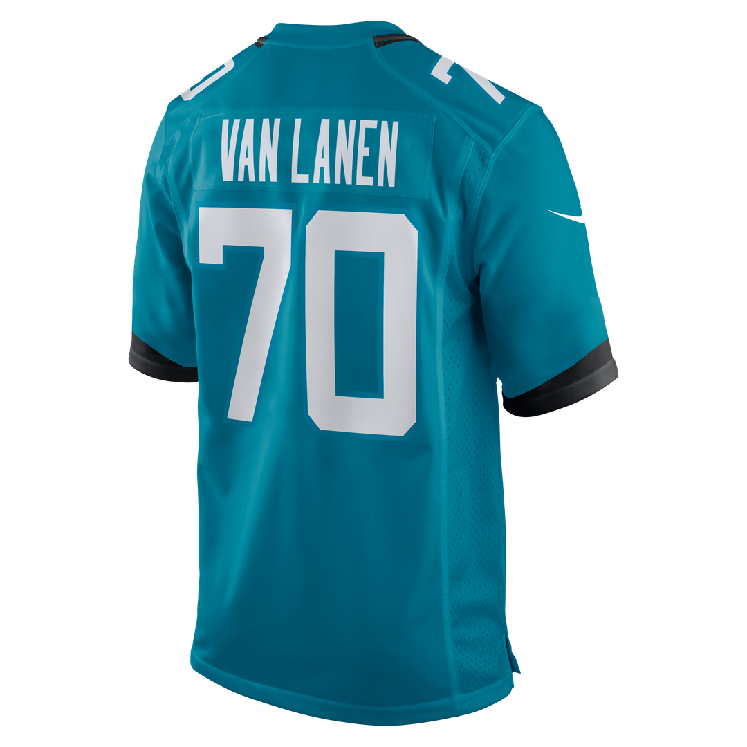 Cole Van Lanen Jacksonville Jaguars Nike Game Player Jersey - Teal Official NFL Team Apparel Football Fan Gear