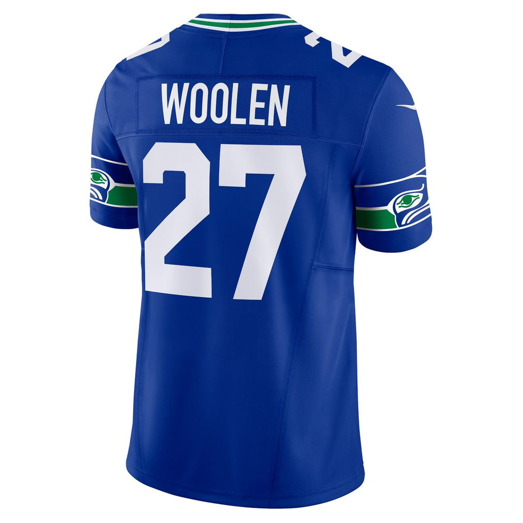 Tariq Woolen Seattle Seahawks Nike Alternate Vapor F.U.S.E. Limited Jersey - Royal Official NFL Team Apparel Football Fan Gear