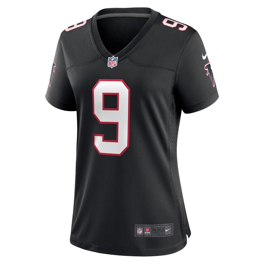 Michael Penix Jr. Atlanta Falcons Nike Women's Alternate Game Jersey - Black Official NFL Team Apparel Football Fan Gear