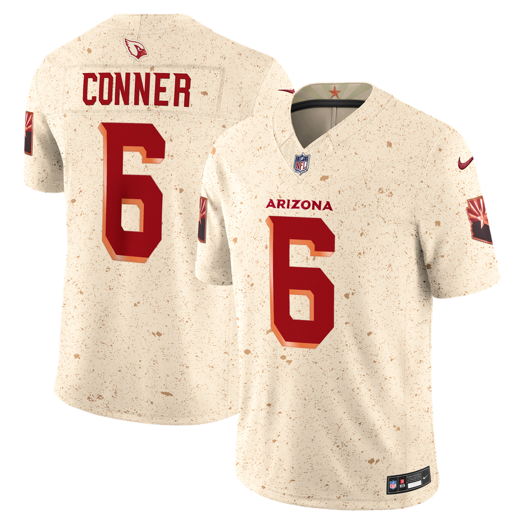 James Conner Arizona Cardinals Nike 2025 Rivalries Collection Stitched Limited Jersey - Natural Official NFL Team Apparel Football Fan Gear