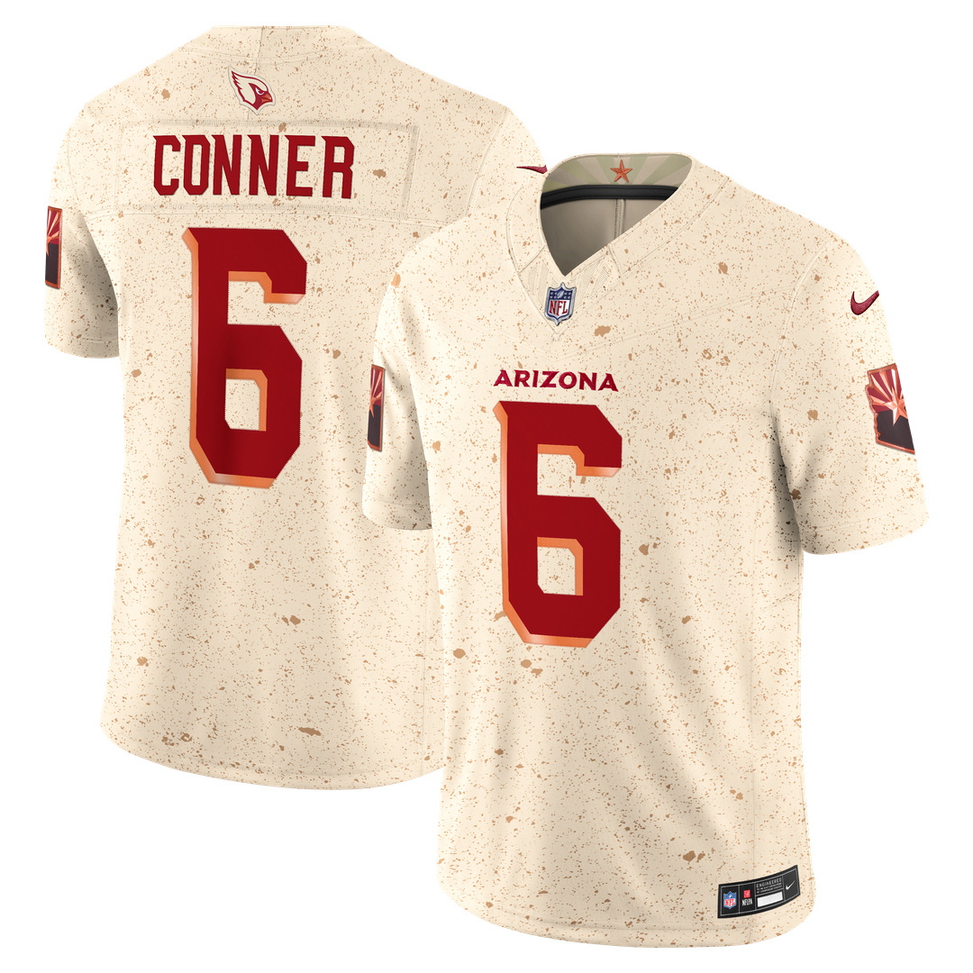 James Conner Arizona Cardinals Nike 2025 Rivalries Collection Stitched Limited Jersey - Natural Official NFL Team Apparel Football Fan Gear
