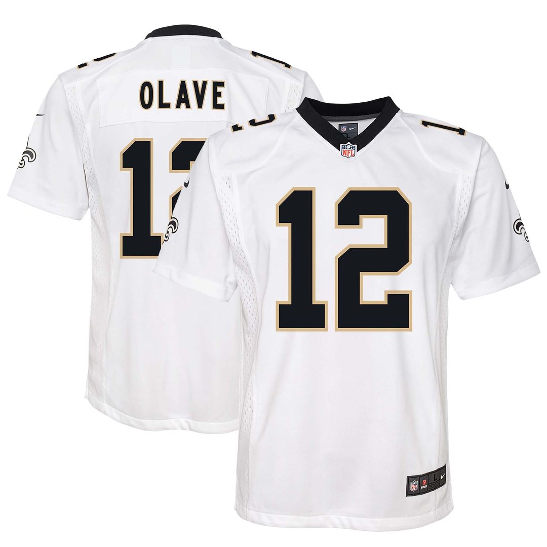Chris Olave New Orleans Saints Nike Youth Gameday Golds Alternate Game Player Jersey - Gold Official NFL Team Apparel Football Fan Gear