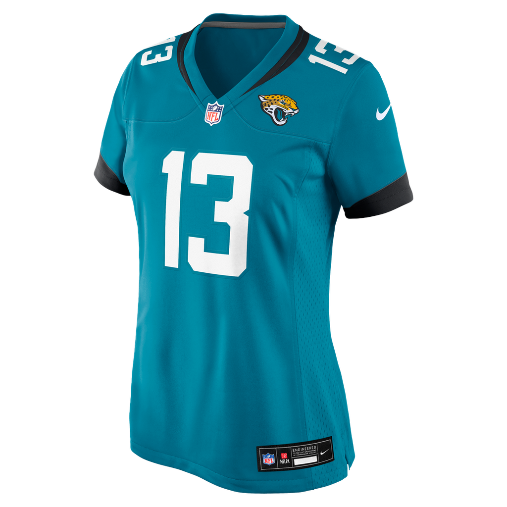 Tim Jones Jacksonville Jaguars Nike Women's Team Game Jersey - Teal Official NFL Team Apparel Football Fan Gear