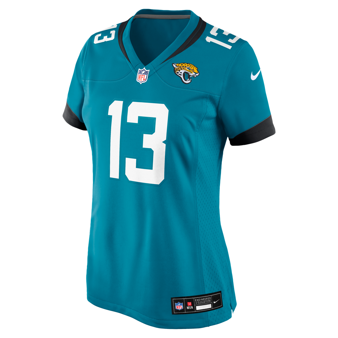 Tim Jones Jacksonville Jaguars Nike Women's Team Game Jersey - Teal Official NFL Team Apparel Football Fan Gear
