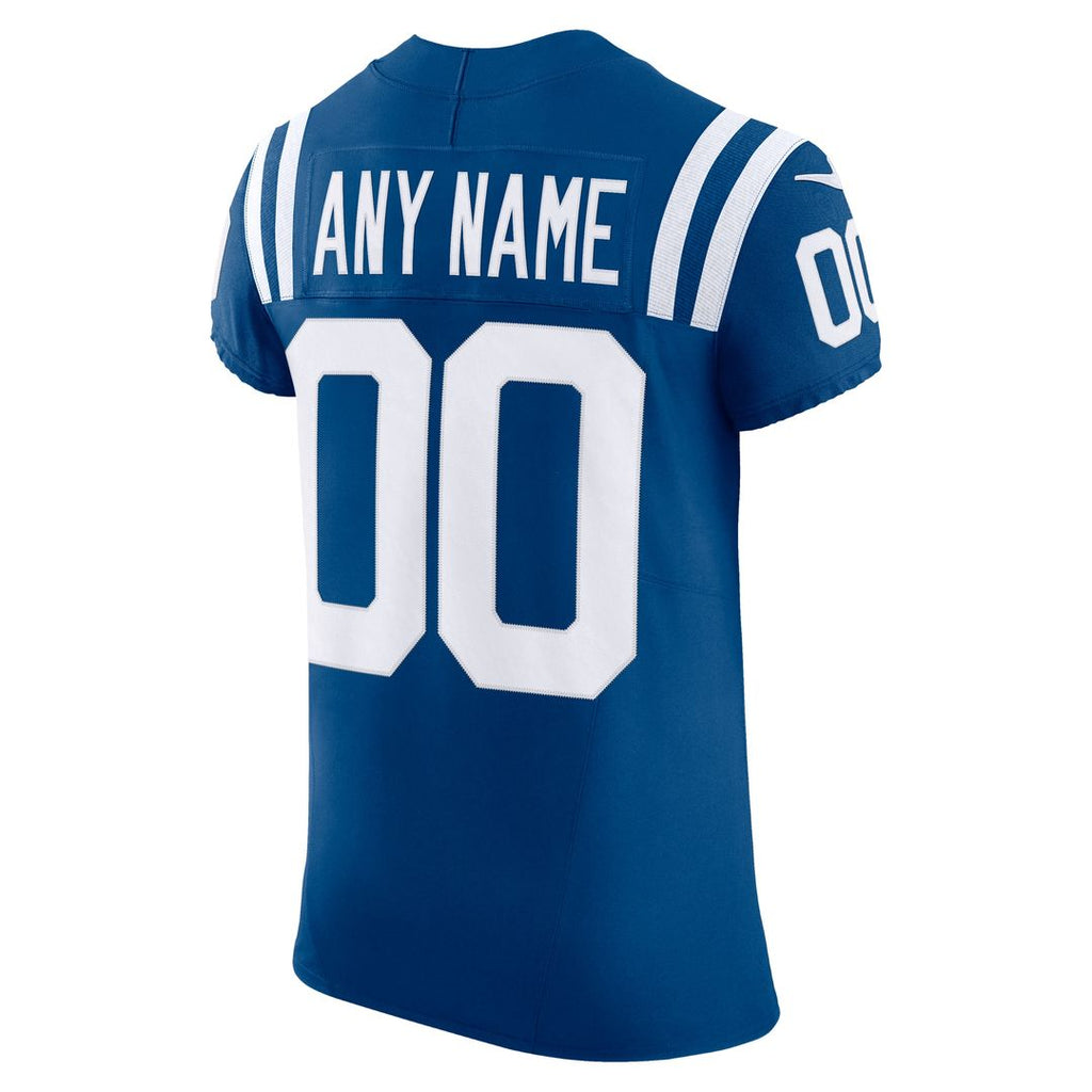 Indianapolis Colts Nike Vapor F.U.S.E. Elite Custom Jersey - Royal Official NFL Team Apparel Football Fan Gear