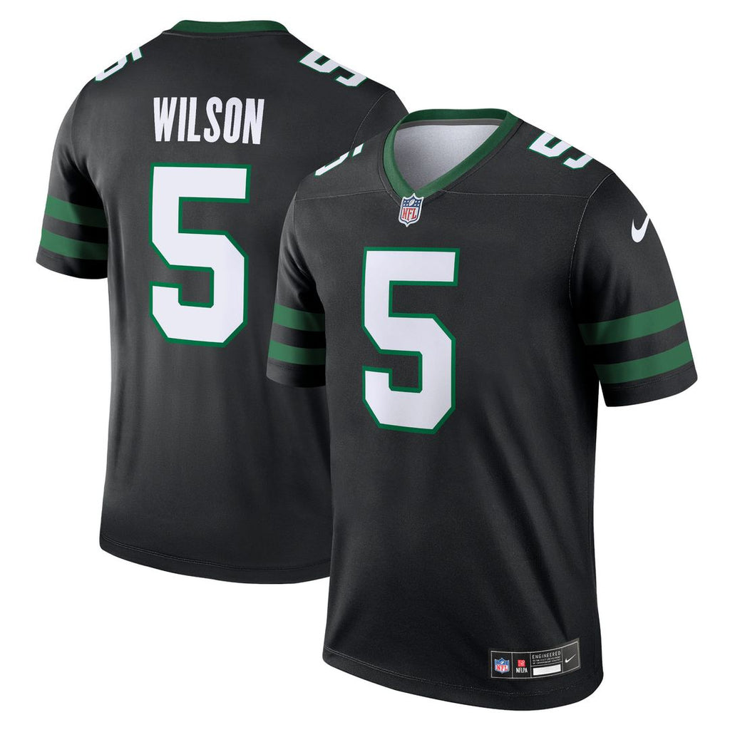 Garrett Wilson New York Jets Nike Legend Player Performance Top - Black NFL Fan Gear Popular Style