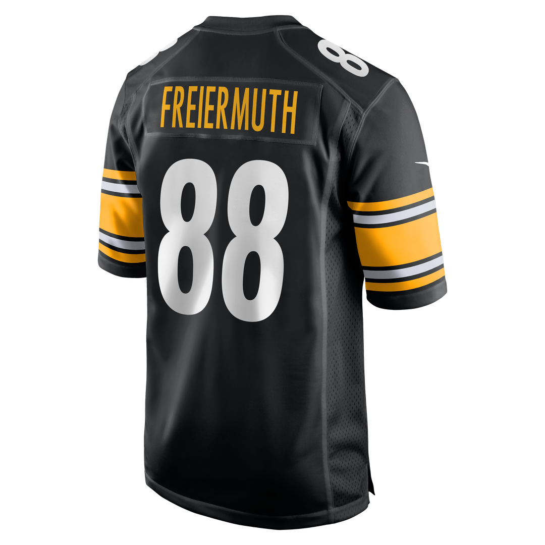 Pat Freiermuth Pittsburgh Steelers Nike Game Jersey - Black Official NFL Team Apparel Football Fan Gear