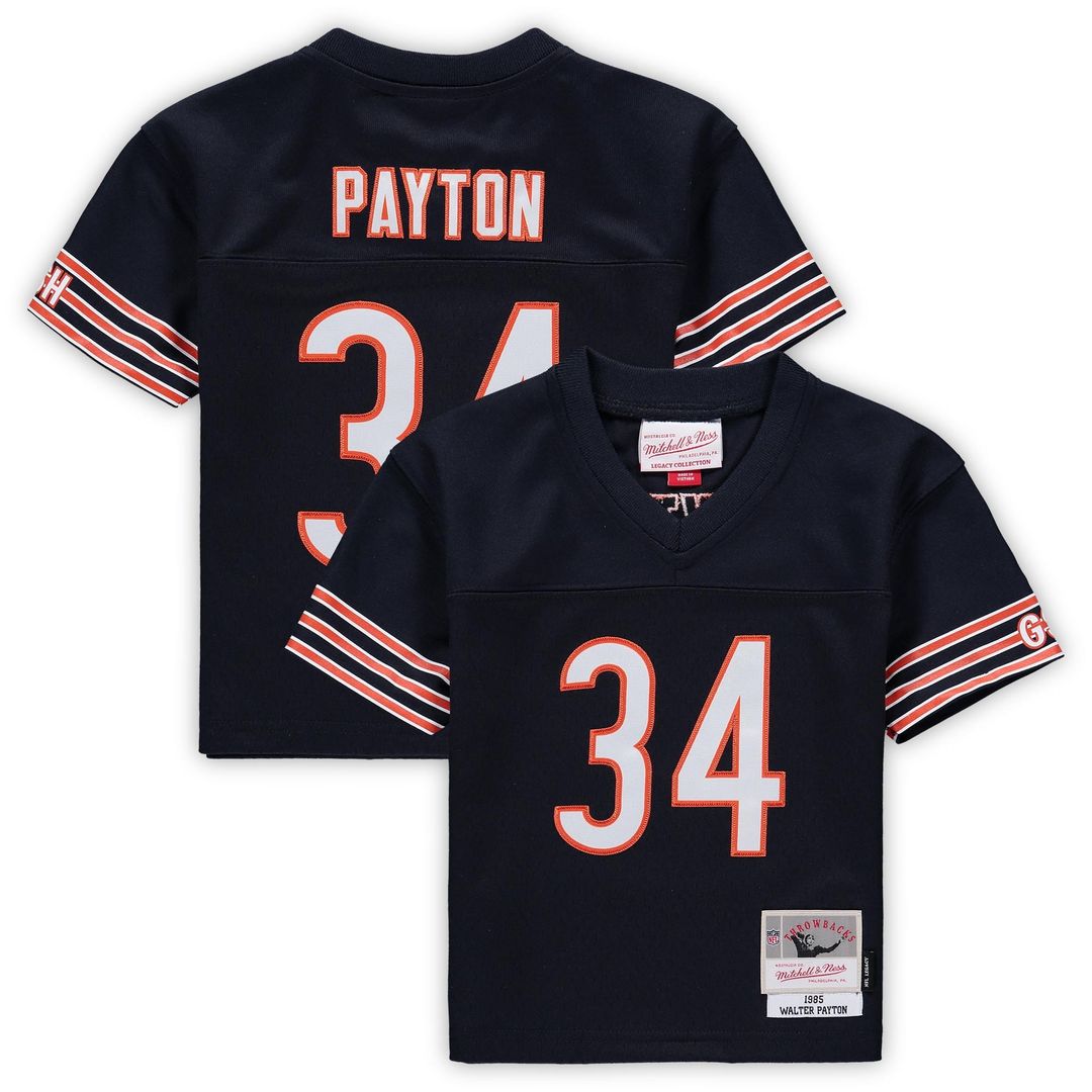 Walter Payton Chicago Bears Mitchell & Ness Toddler 1985 Retired Legacy Jersey - Navy Official NFL Team Apparel Football Fan Gear