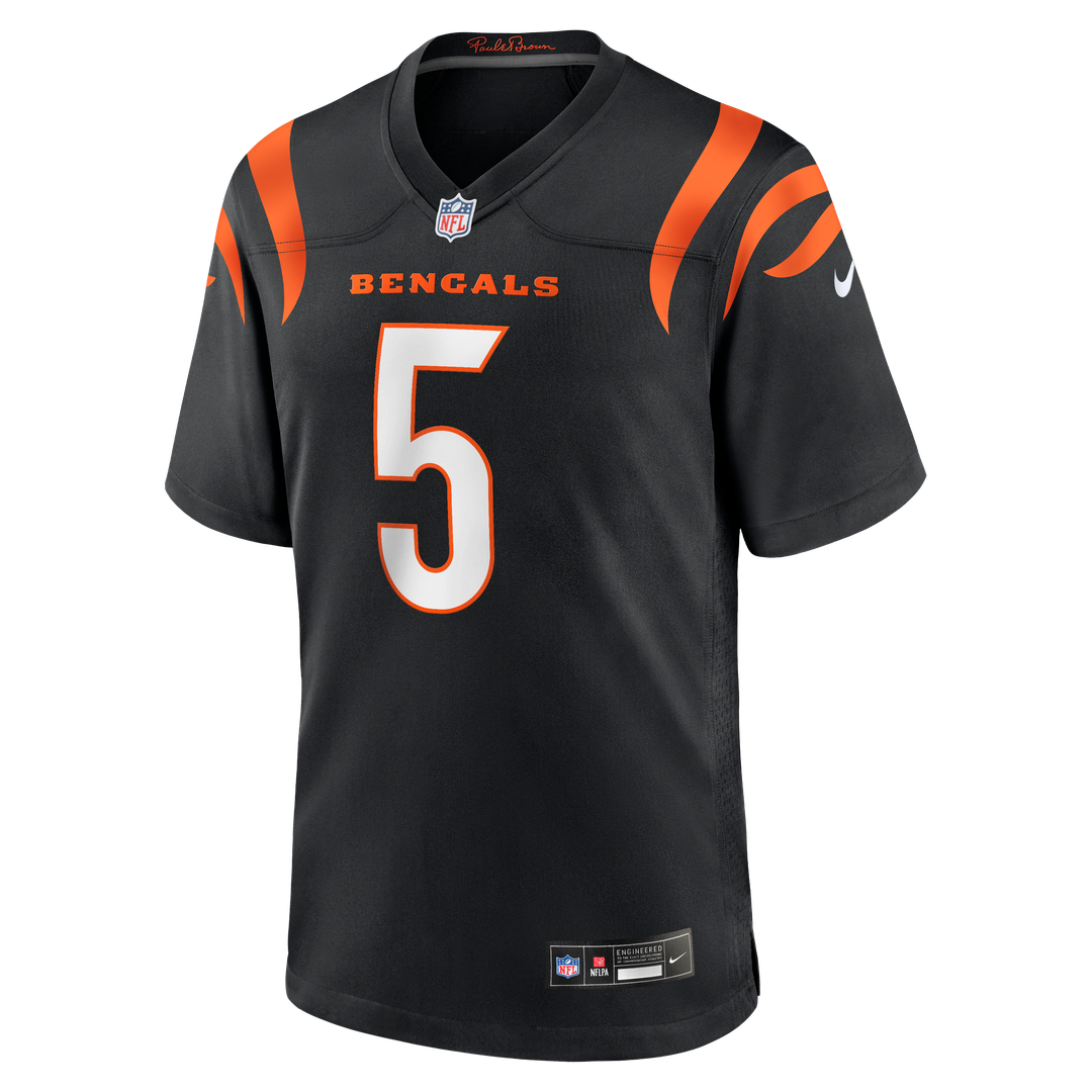 Tee Higgins Cincinnati Bengals Nike Game Player Jersey - Black Official NFL Team Apparel Football Fan Gear