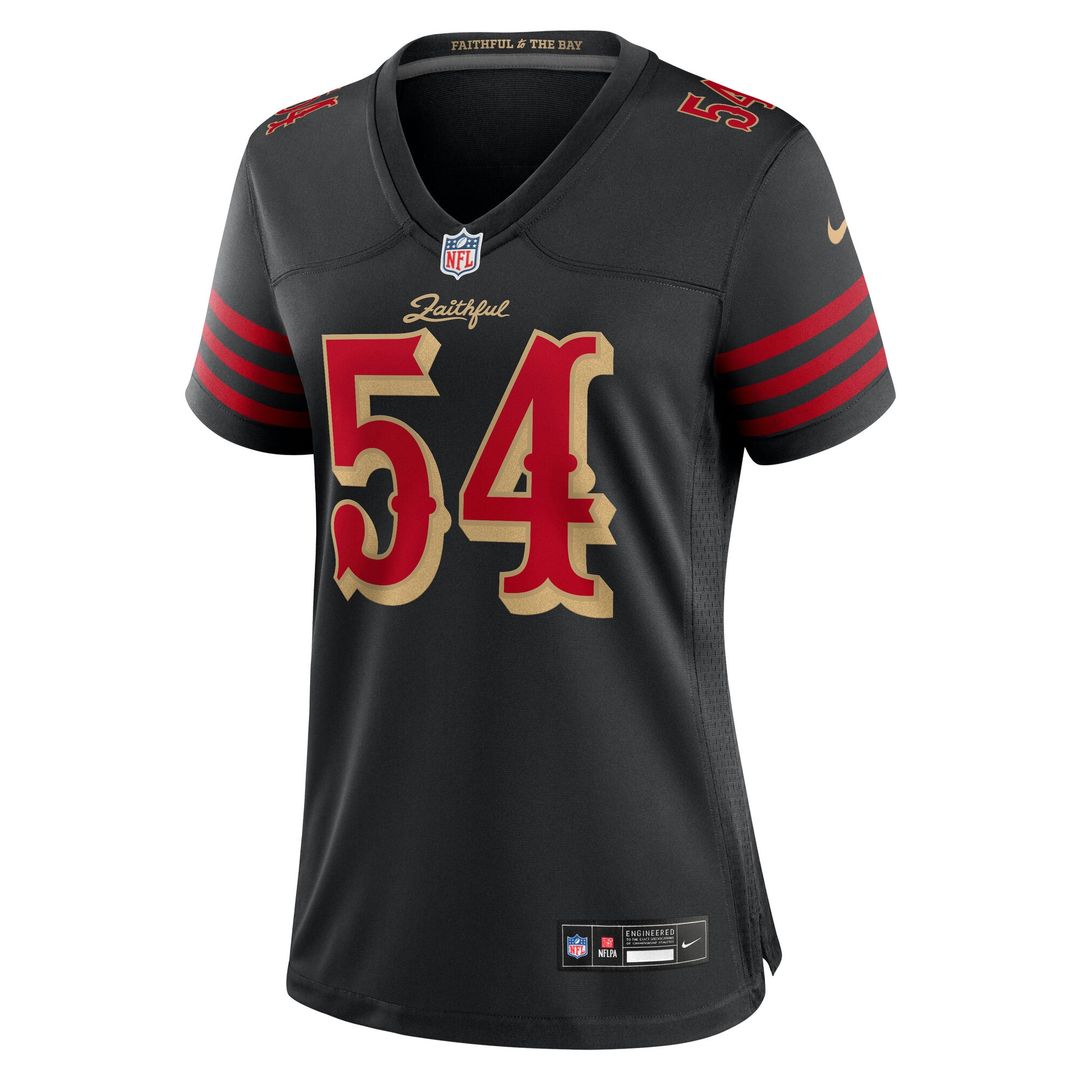 Fred Warner San Francisco 49ers Nike Women's 2025 Rivalries Collection Game Jersey - Black Official NFL Team Apparel Football Fan Gear