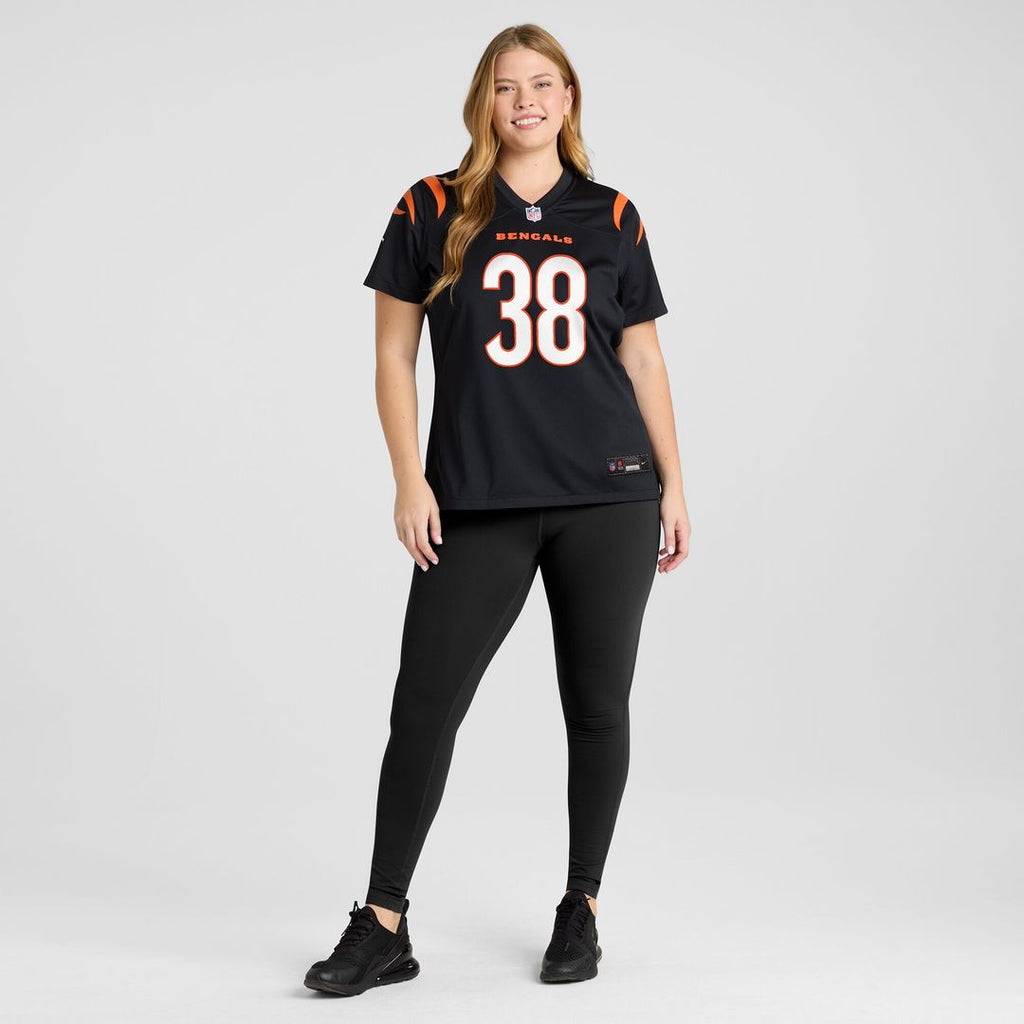 DJ Ivey Cincinnati Bengals Nike Women's Team Game Jersey - Black Official NFL Team Apparel Football Fan Gear